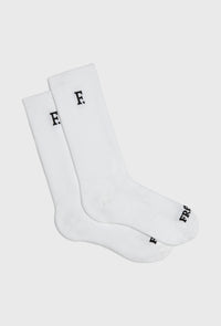 The Sport Crew Sock - White